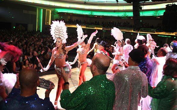 Samba dancers from the Tropidanza company delight the crowd Saturday at the Palladium during the ninth annual Brazilian Carnaval 2009 in the Hollywood area of Los Angeles