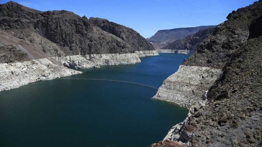 Nearly two decades of drought have depleted Lake Mead, which is only 40% full.