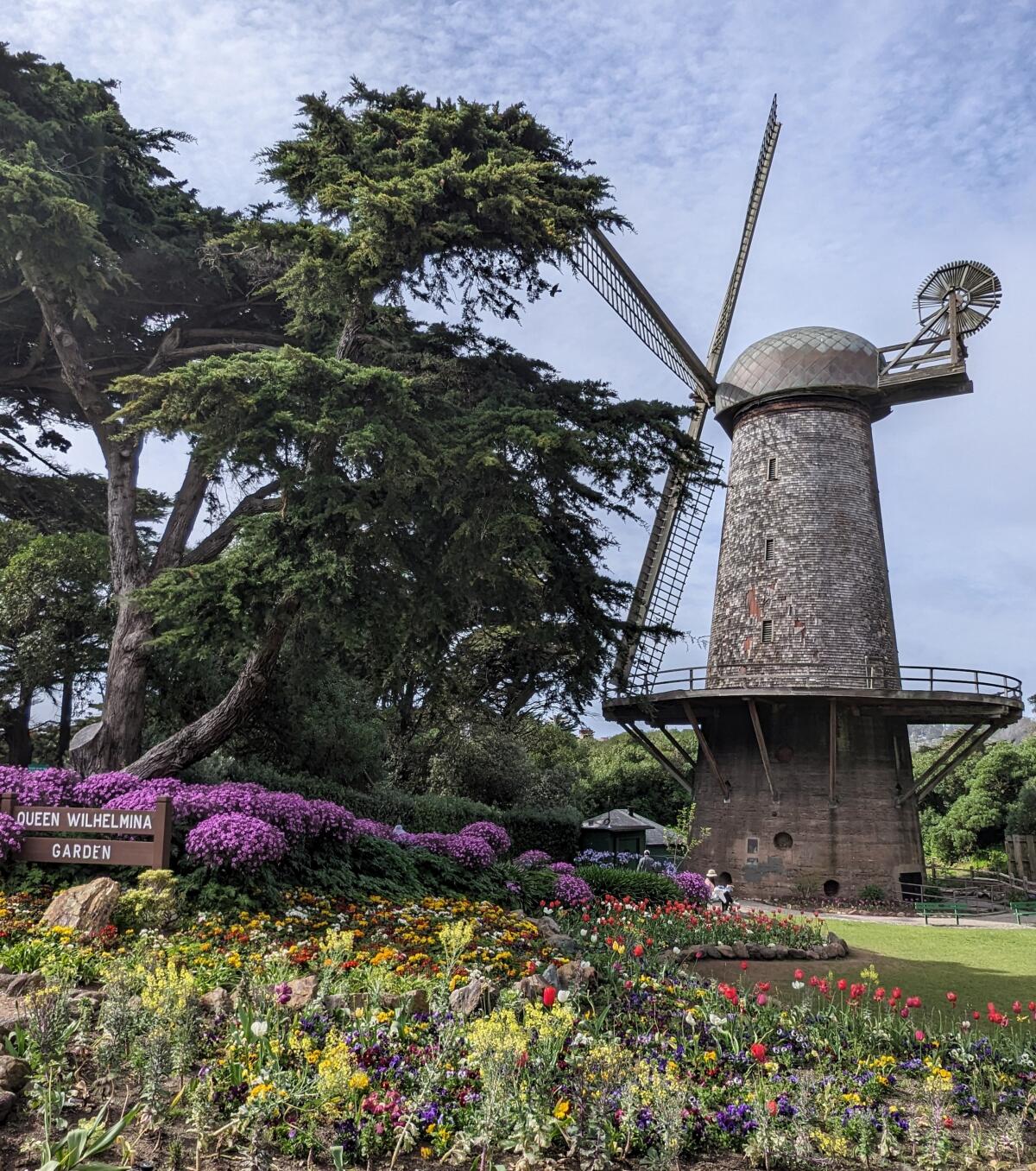 Queen Wilhelmina Garden in Golden Gate Park, photographed in April 2024.
