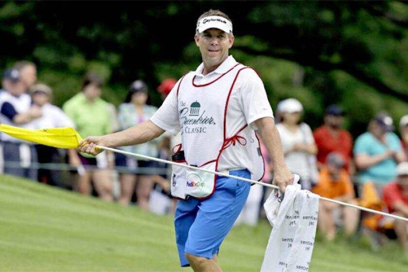 It might be the offseason for the NFL, but New Orleans Saints Coach Sean Payton has found himself a new job while waiting for training camp to open up as a PGA Tour caddie for Ryan Palmer.