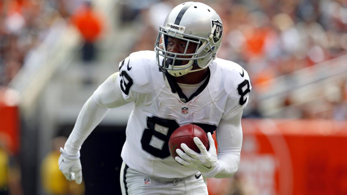 Rookie receiver Amari Cooper gives the Raiders a deep threat that they have lacked in recent seasons.