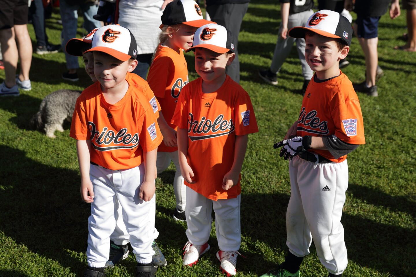 Orioles at the Del Mar Little League Opening Day