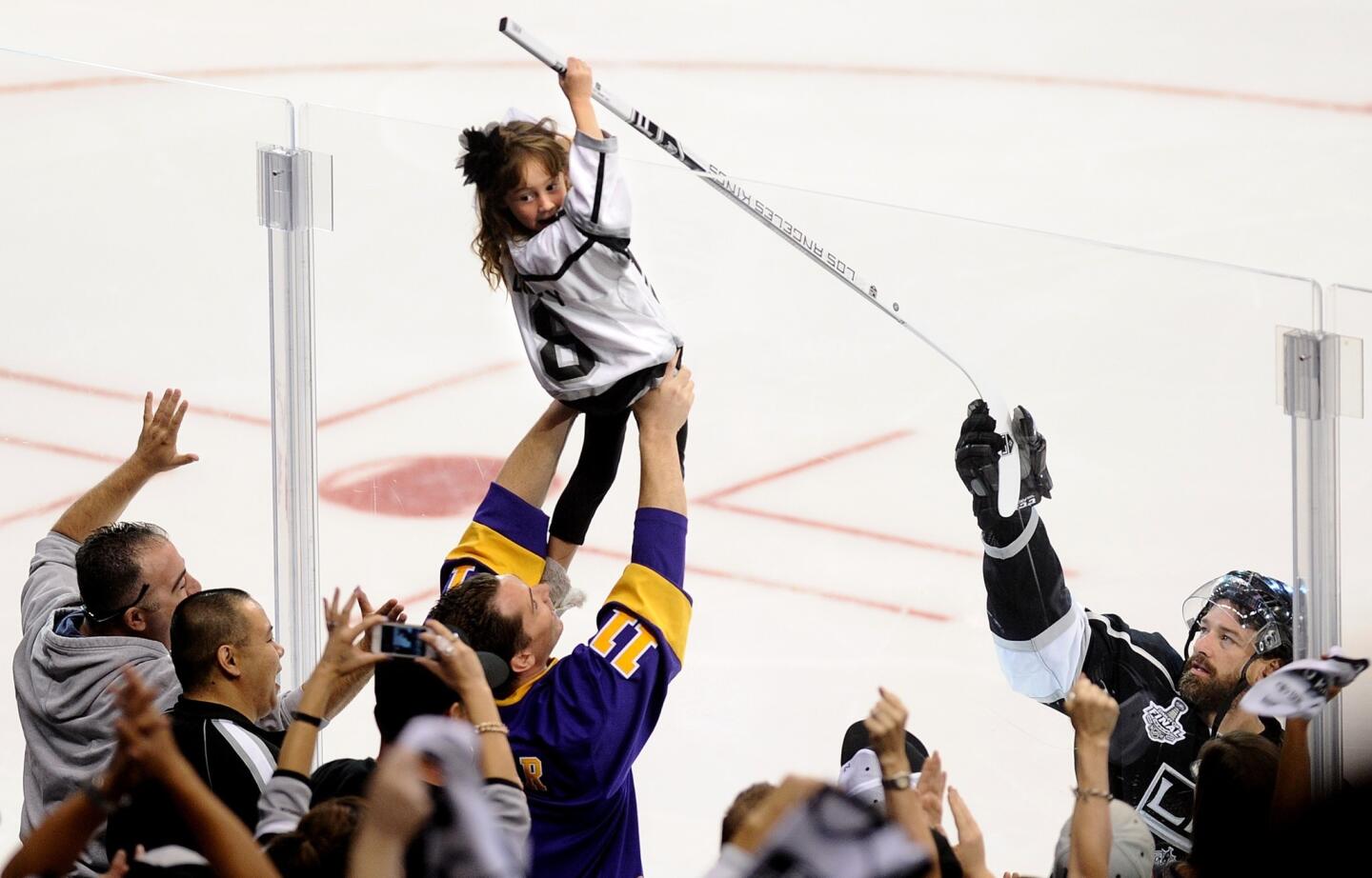 Justin Williams, young Kings fan