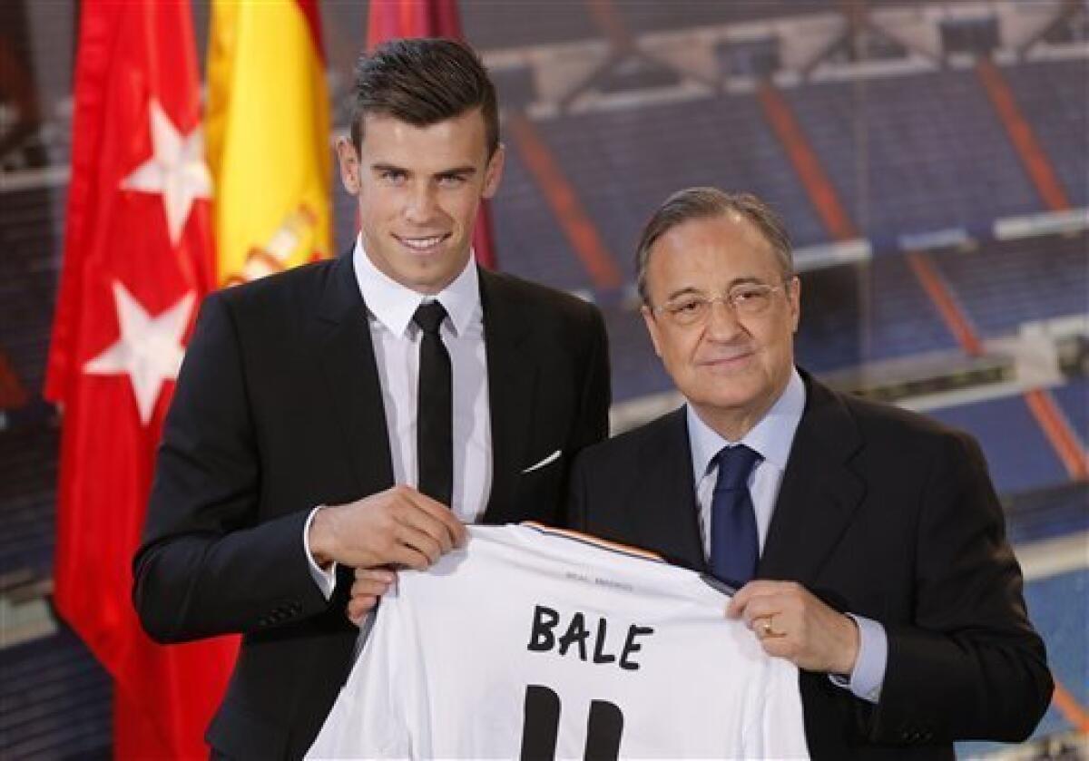 Gareth Bale Officially Unveiled At Real Madrid