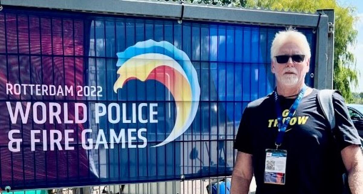 The 2022 World Police & Fire Games took place in the Netherlands July 22-31. Scott Young was among about 5,000 competitors.
