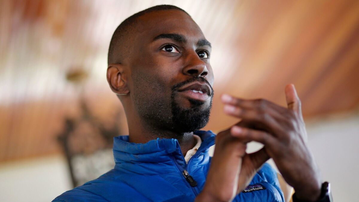 DeRay McKesson features prominently in Lowery's narrative