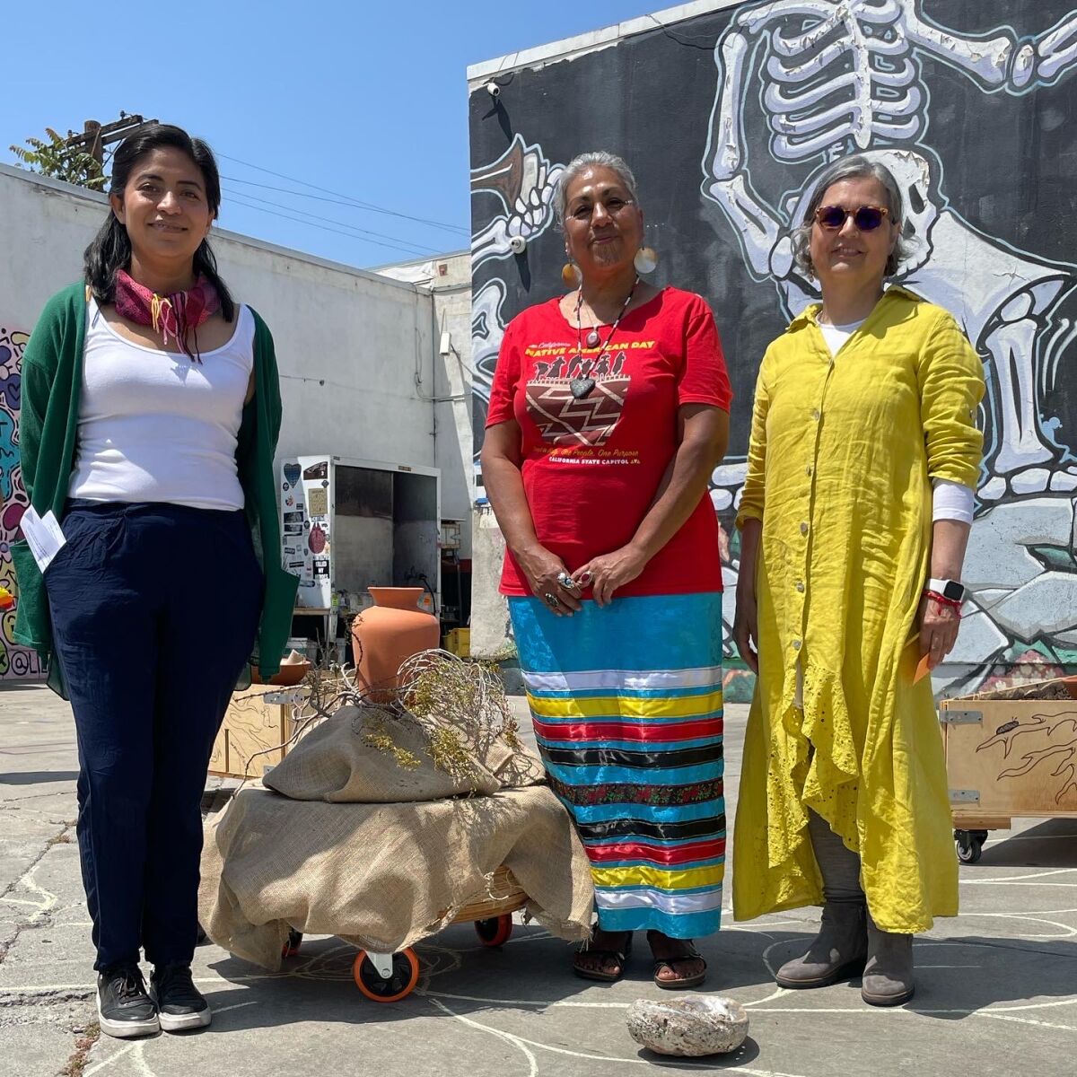 Maru García, Tina Calderon and Beatriz Jaramillo.