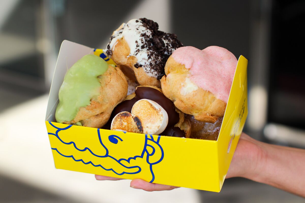 Beard Papa's, which is coming to La Jolla this fall, says it specializes in "the world’s best cream puff."