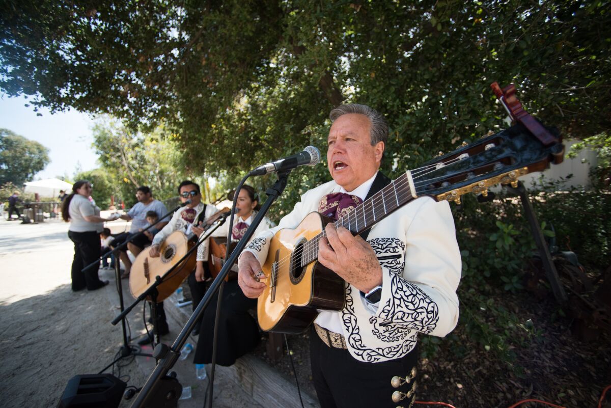 Musicians perform at Heritage Hill Historical Park’s Rancho Days Fiesta.