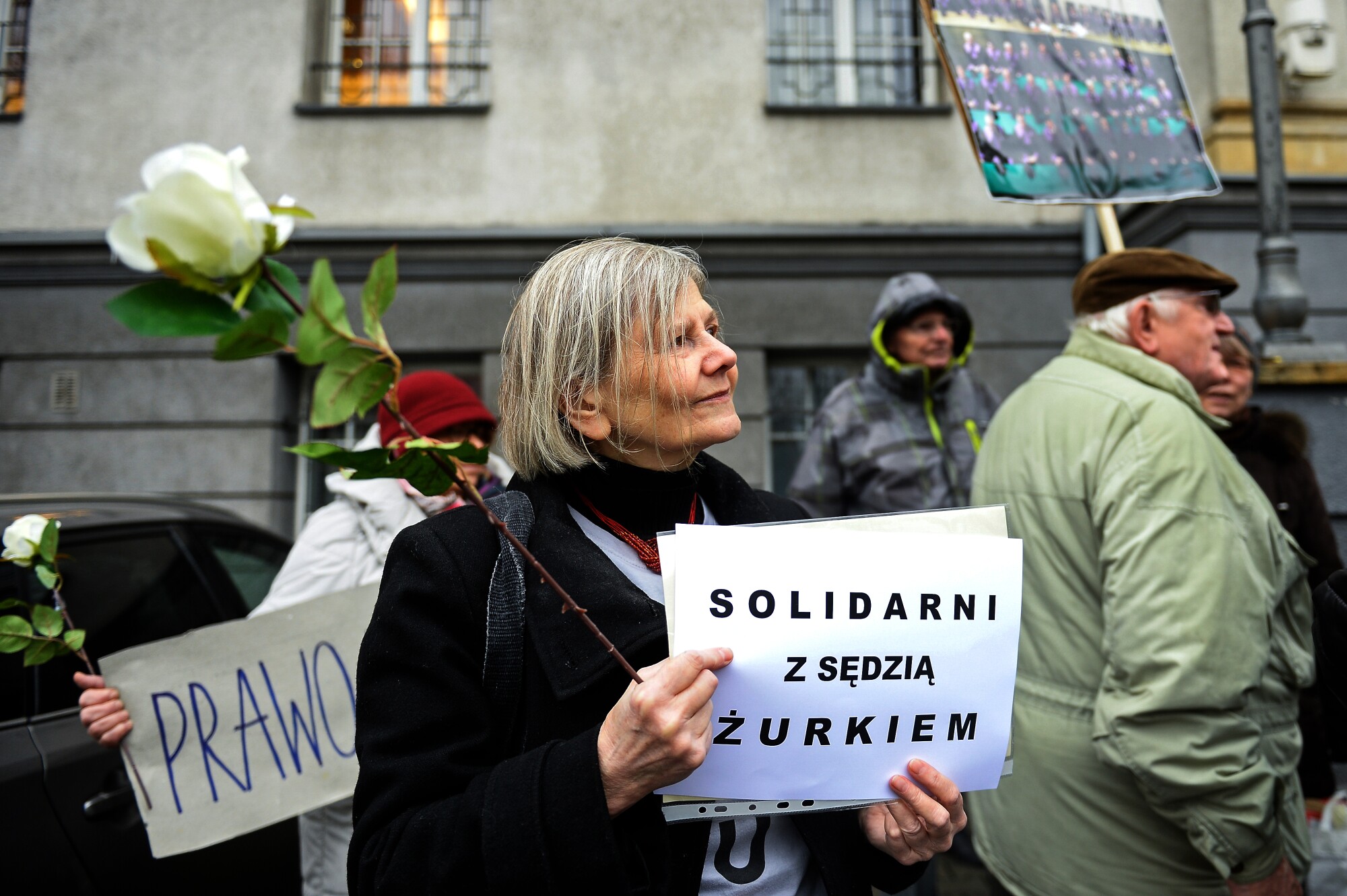 Pro-democracy demonstration in Katowice