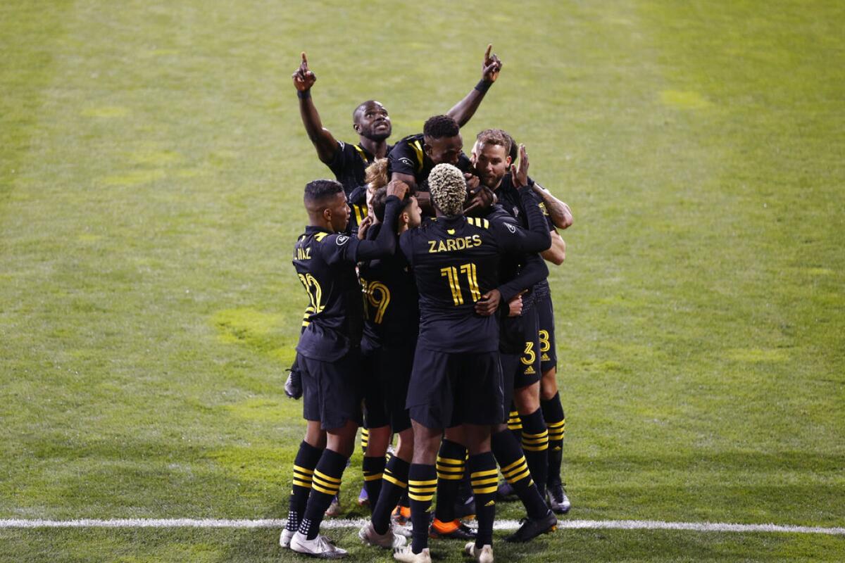 El argentino Lucas Zelayarán, del Crew de Columbus