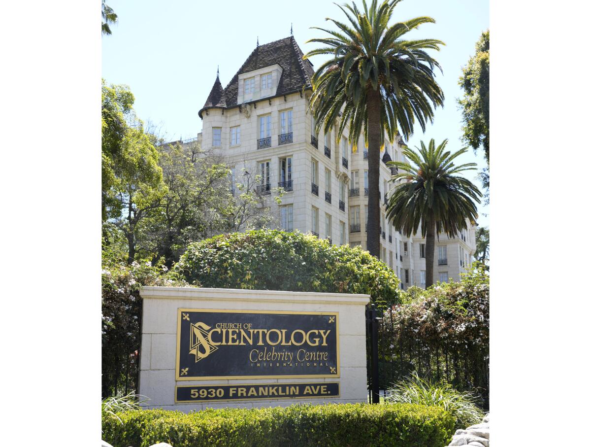 The Church of Scientology Celebrity Centre in Los Angeles