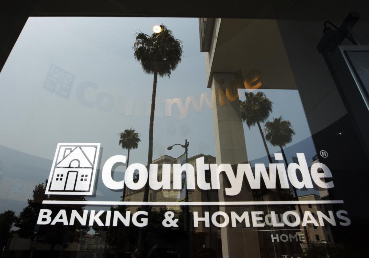 Bank of America bought Countrywide in 2008 during the height of the housing crisis. Above, a Countrywide office in Beverly Hills that year.