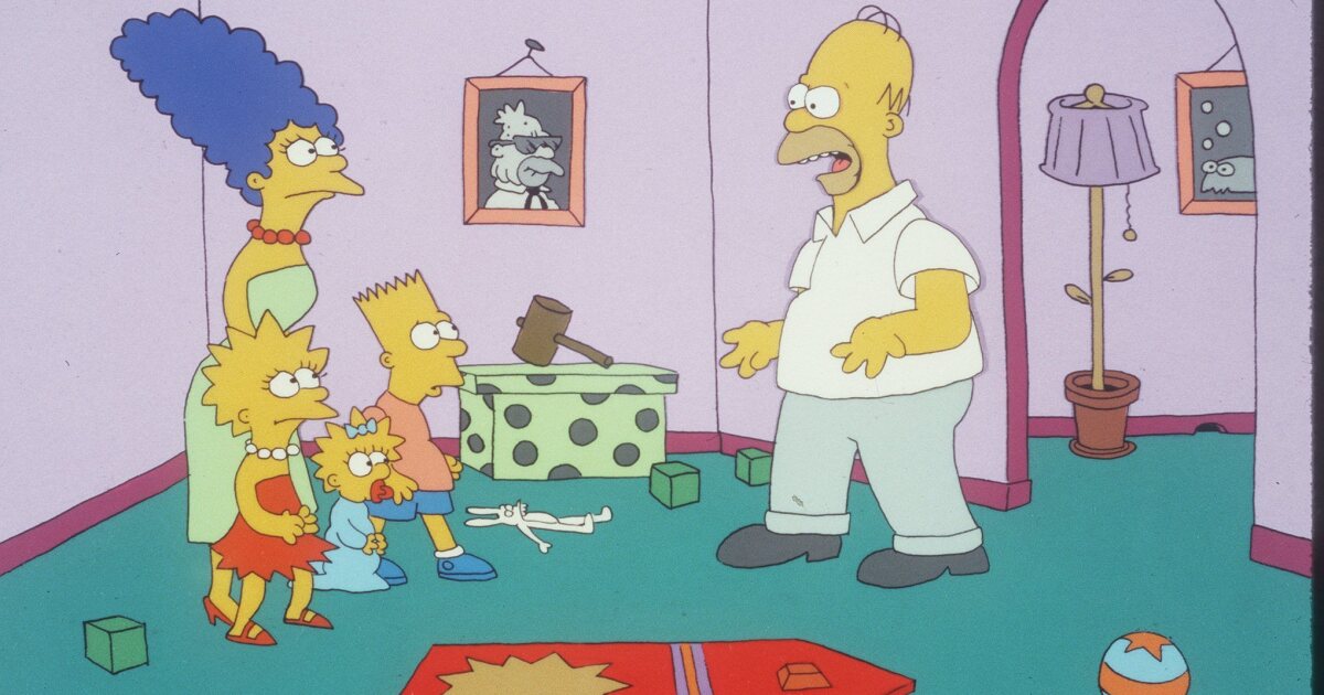 Marge kiss homer A Simpsons