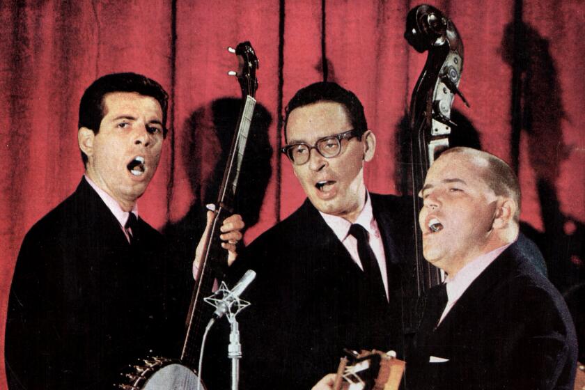 The Limeliters in 1960, Alex Hassilev, Lou Gottlieb and Glenn Yarbrough