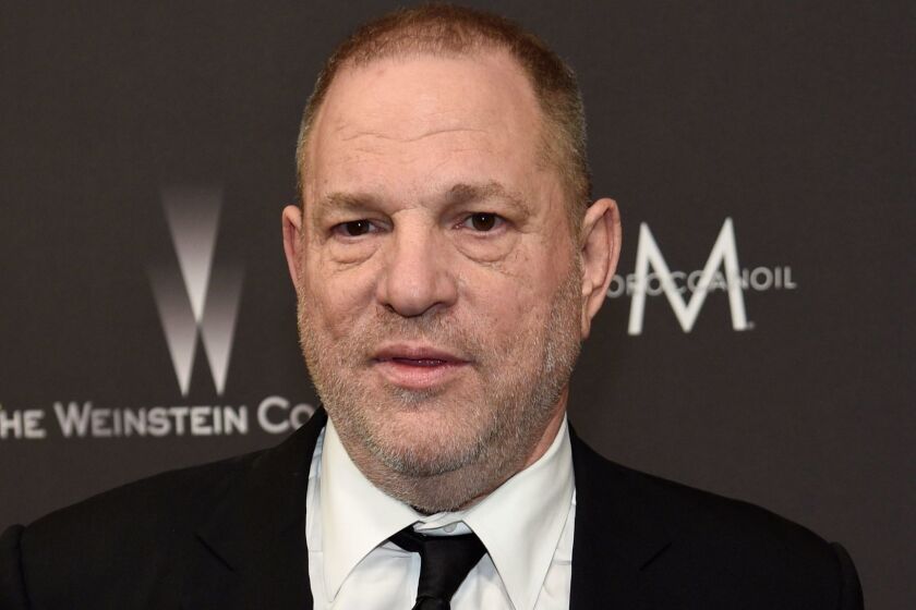 FILE - In this Jan. 8, 2017, file photo, Harvey Weinstein arrives at The Weinstein Company and Netflix Golden Globes afterparty in Beverly Hills, Calif. The sexual harassment and assault allegations against Weinstein that rocked Hollywood and sparked a flurry of allegations in other American industries, as well as the political arena, are reaching far beyond U.S. borders. (Photo by Chris Pizzello/Invision/AP, File)