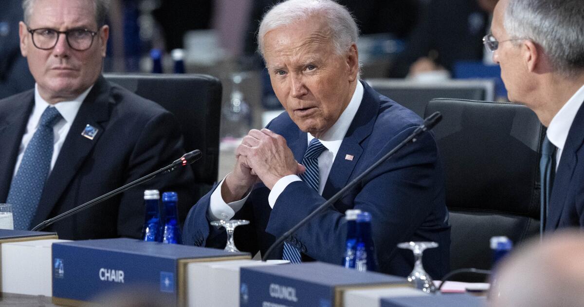 Column: ‘Retire and return beneath a rock’: Biden loyalists push again on my name for Joe to get examined