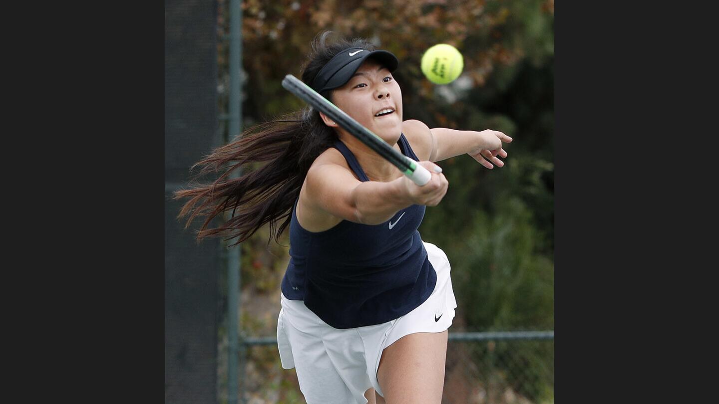 Photo Gallery: Crescenta Valley girls' tennis runner-up in CIF championship