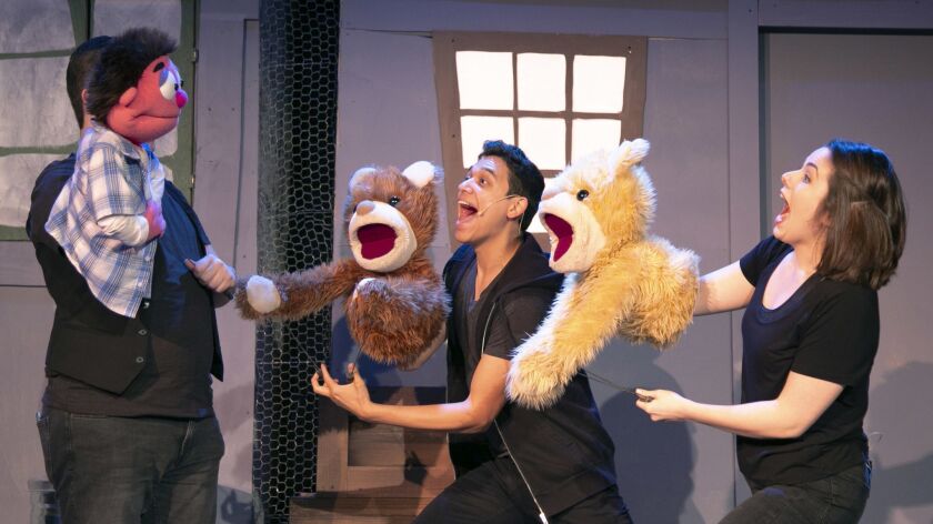 Review On Theater Raunchy Puppets Patrol Avenue Q Los Angeles