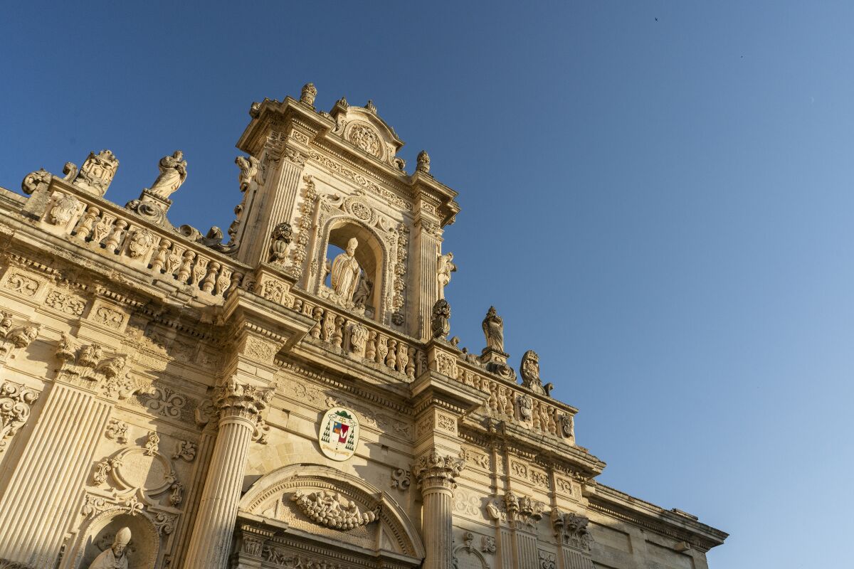 The Cathedral of Santa Maria Assunta, in Lecce, Italy.