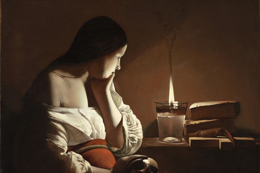 Georges de La Tour's "The Magdalen with the Smoking Flame," circa 1635–1637 -- LACMA's signature European painting -- was a 1977 gift of the Ahmanson Foundation