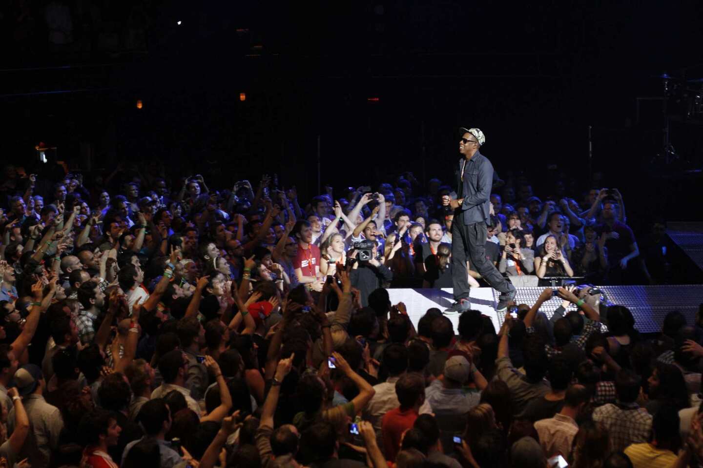 Jay-Z performs at the AMEX Sync Show during SXSW in Austin, Texas