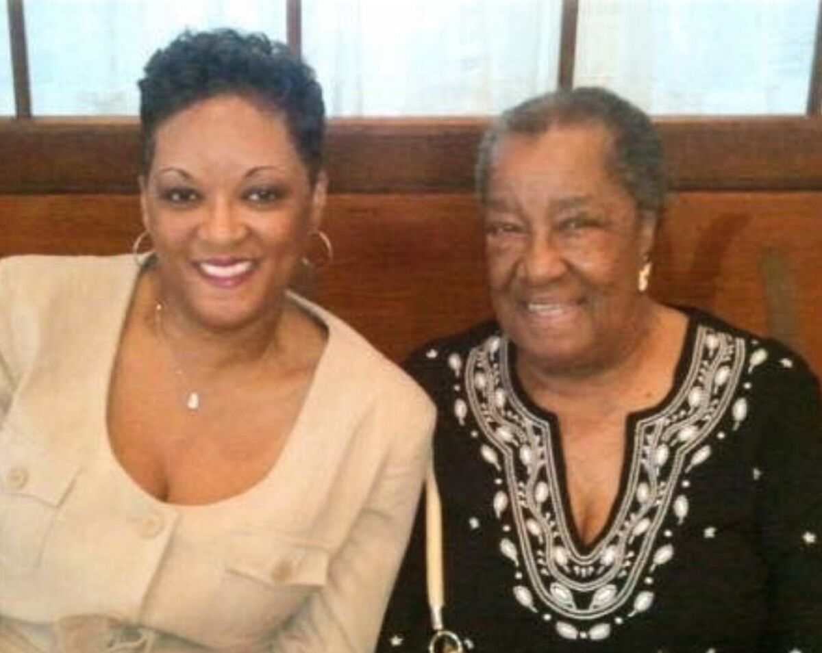 Dawn E. Webb, left, lost her mother Ruth S. Webb to COVID-19 in late March, as well as two aunts. She is among many African Americans in the Detroit area who are grieving as the coronavirus ravages that city.