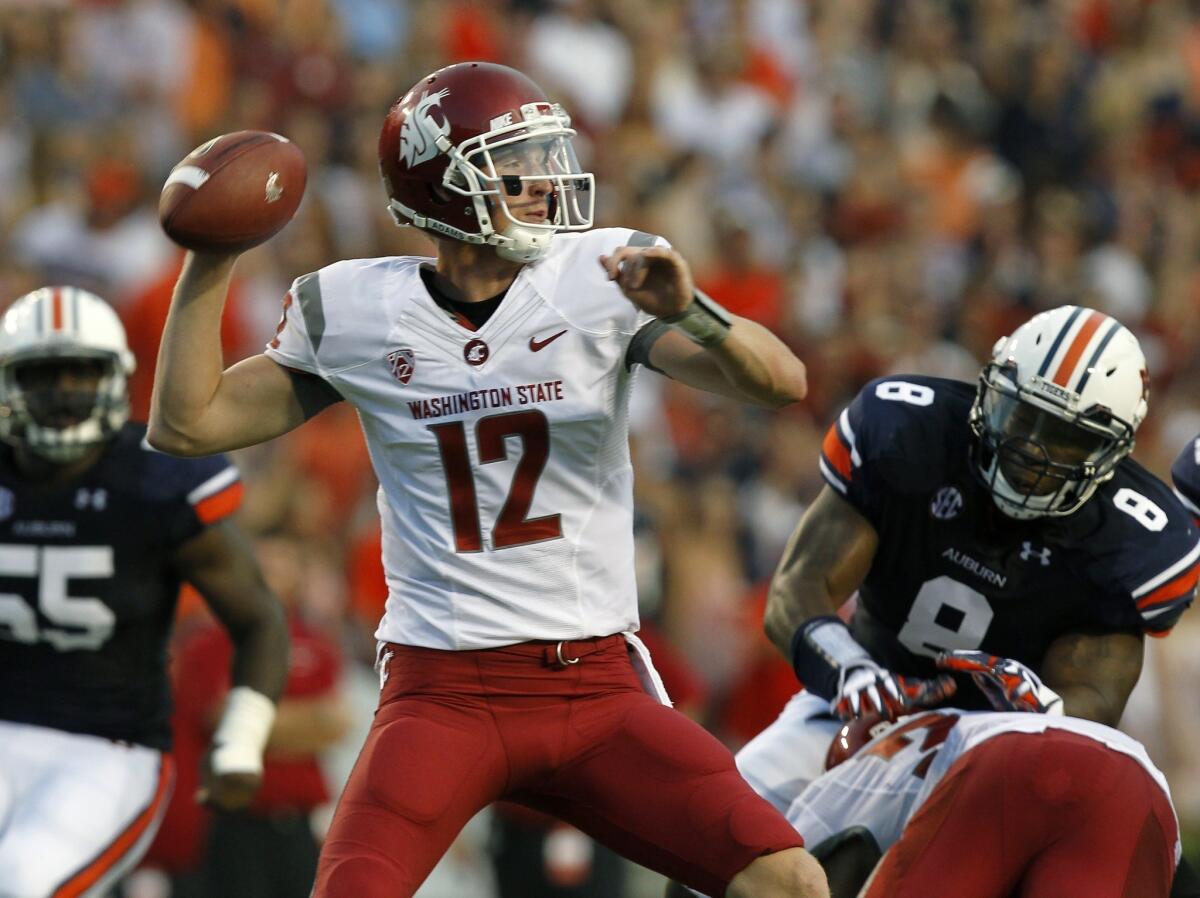 Washington State quarterback Connor Halliday put up a strong performance in the Cougars' season opener against Auburn.