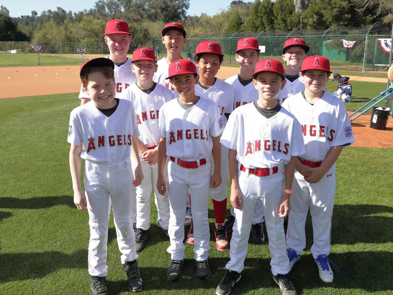 Majors Angels at the RSF Little League Opening Day