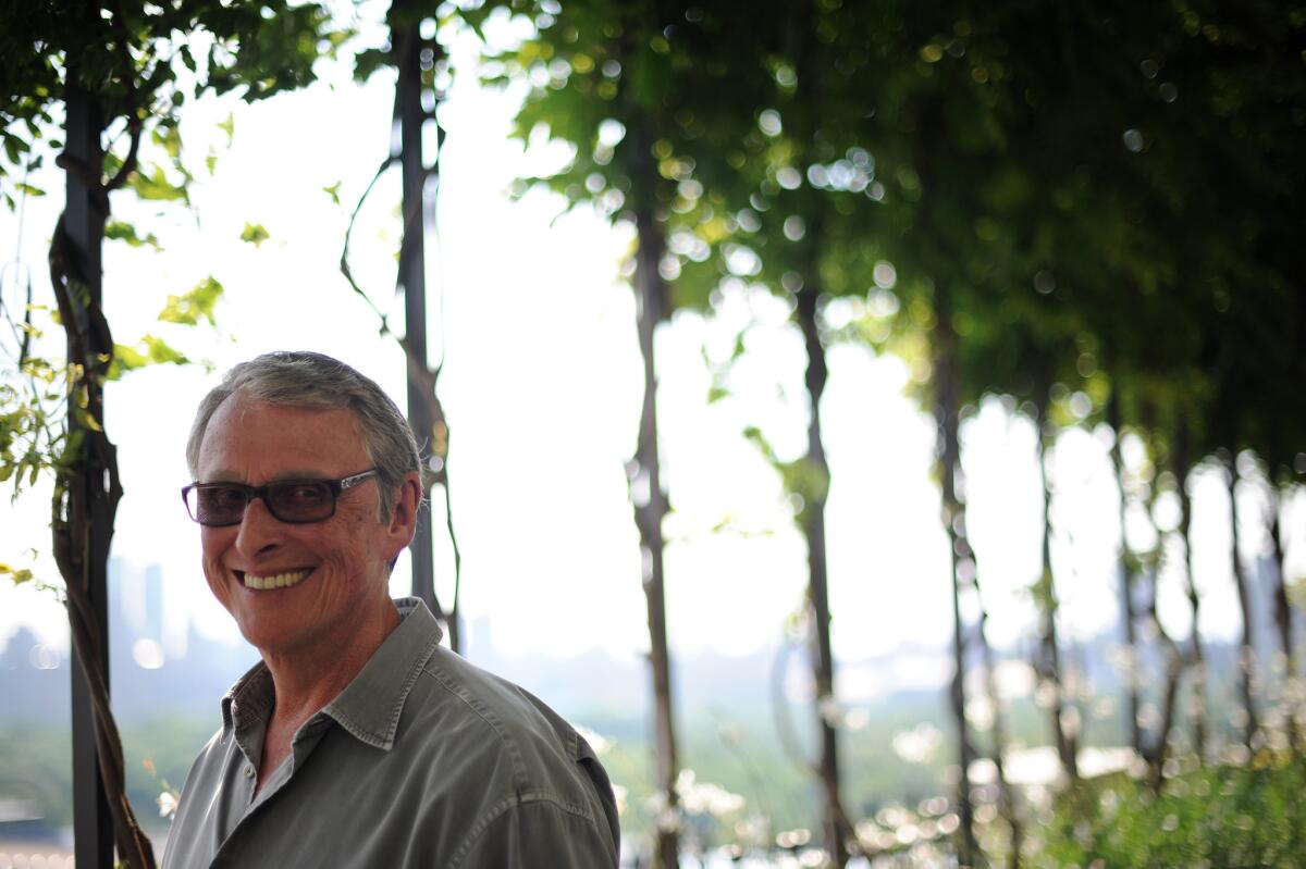 Director Mike Nichols at his home in Manhattan in 2010.
