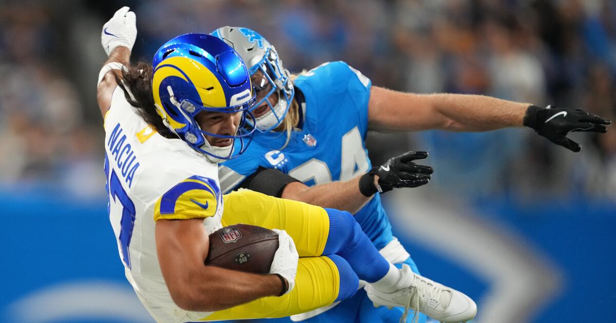 Puka Nacua de los Rams irá a la reserva de lesionados debido a un esguince de rodilla