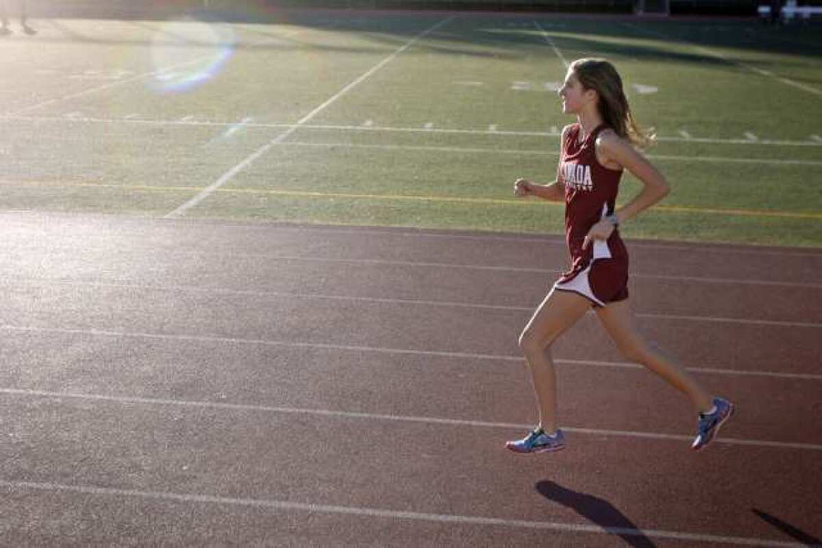 ARCHIVE PHOTO: La Cañada High's Sonja Cwik will look to lead the Spartans distance runners on the track this season.