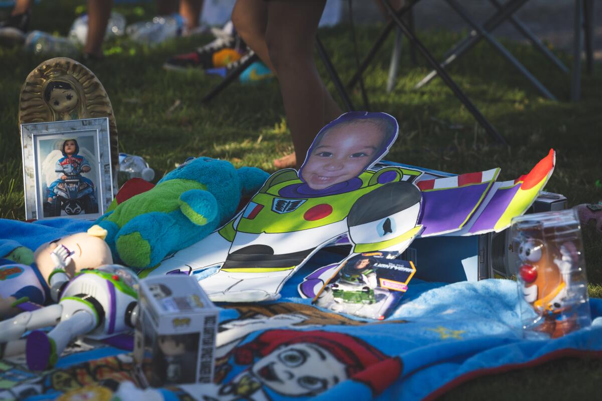 A photo of a 2-year-old boy who died from a fentanyl overdose.