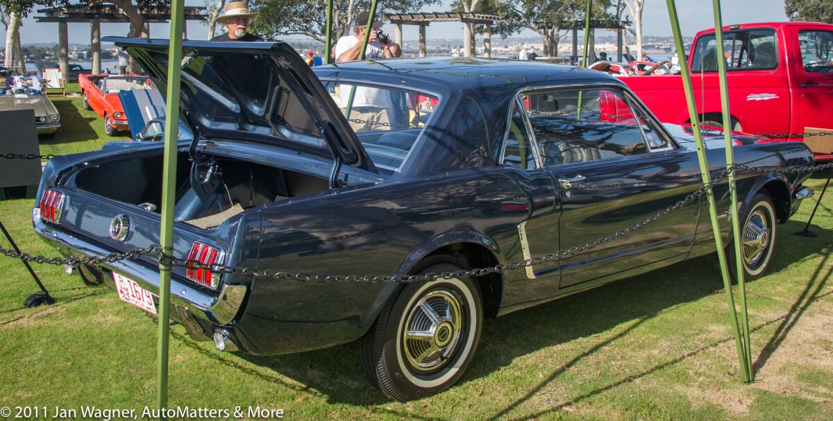 Bob’s Caspian Blue Mustang hardtop
