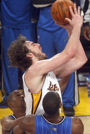 34. Pau Gasol vs. Orlando Magic, Game 2 NBA Finals, June 7, 2009.