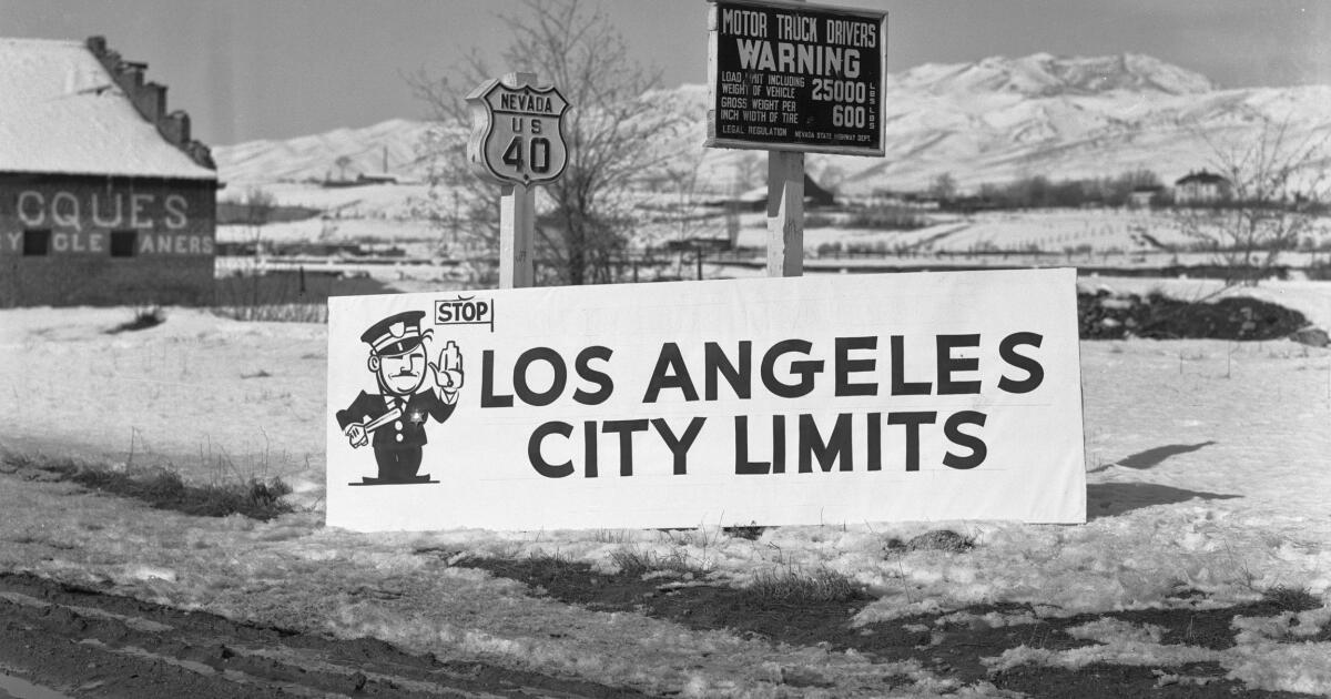 LAPD once stopped Americans at California border