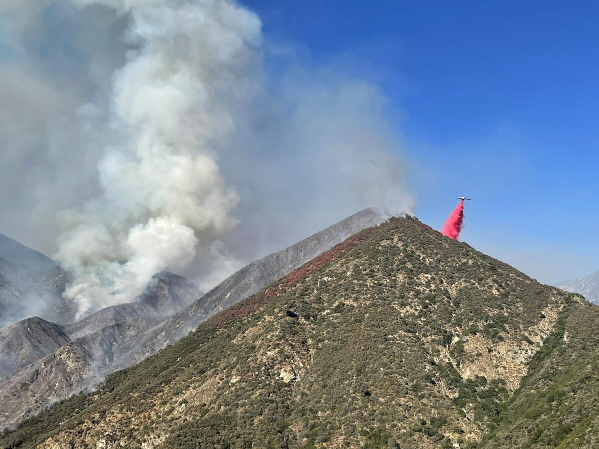 #ForkFire Current wildfire acres is 250, burning towards Sheep Mt. Wilderness.