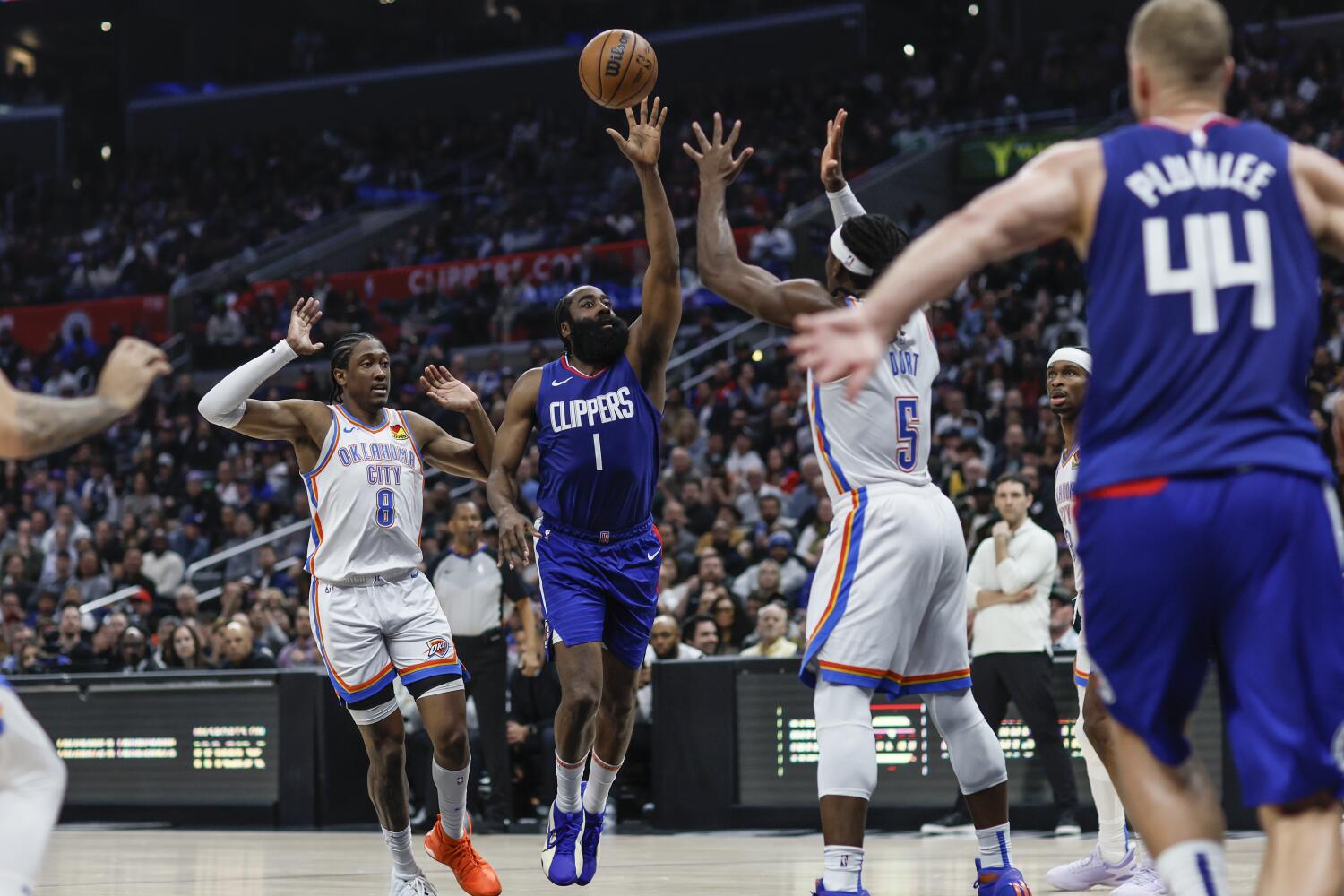 James Harden wants Clippers core to stay intact. 'Things are going well and I'm happy'