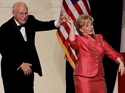 Vice President Dick Cheney and wife Lynne dance at the Liberty Ball.