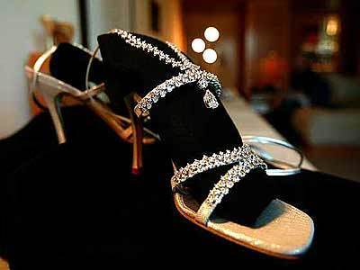 Stuart Weitzman's diamond stilettos