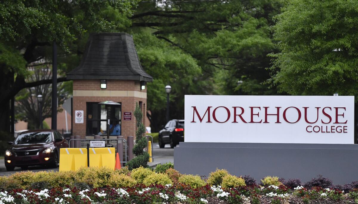Morehouse College in Atlanta, the country's only all-male historically black college, will begin admitting transgender men next year.