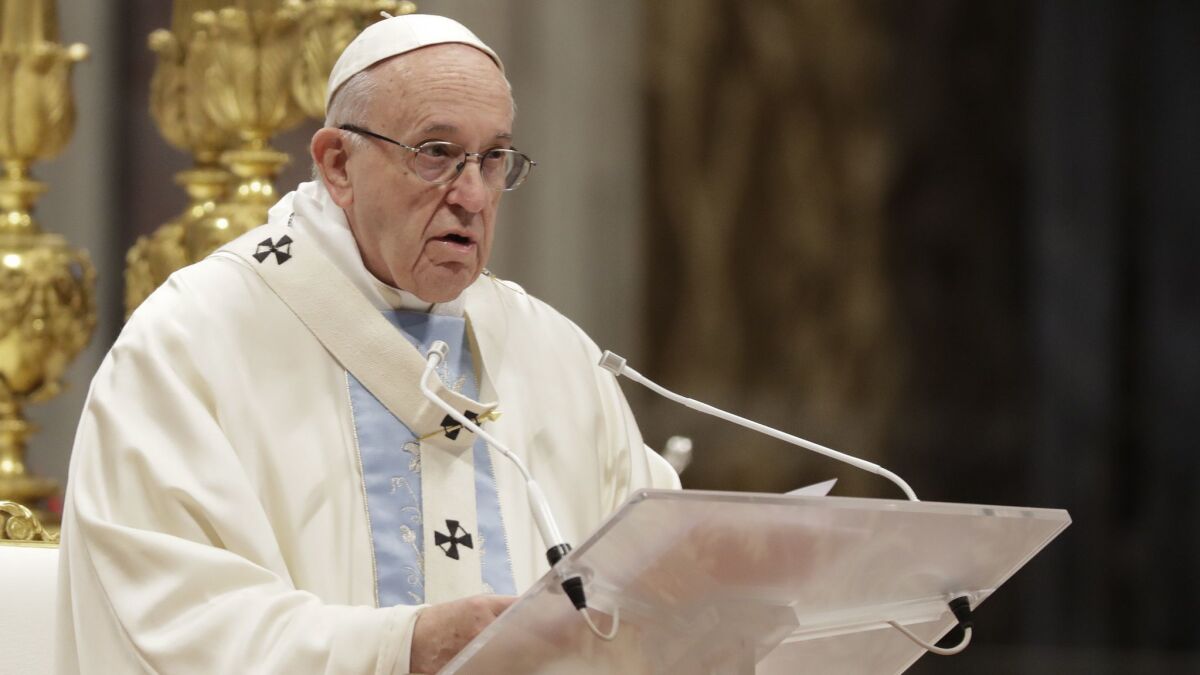 Miles Kauwgom Donau Pope Francis issues letter to bishops decrying efforts to deny or conceal  abuse - Los Angeles Times
