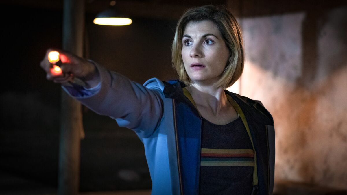 Jodie Whittaker returns in the season premiere of "Doctor Who" on BBC America.