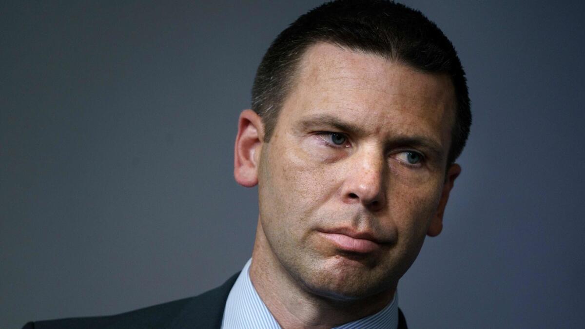 U.S. Customs and Border Protection Commissioner Kevin K. McAleenan.