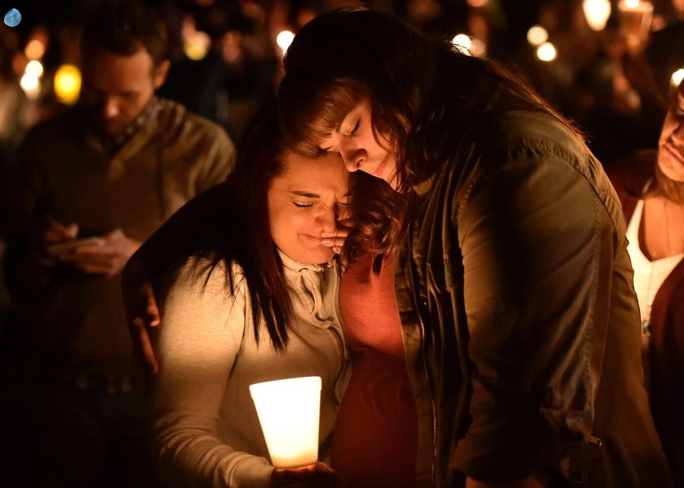 Vigil for college shooting victims