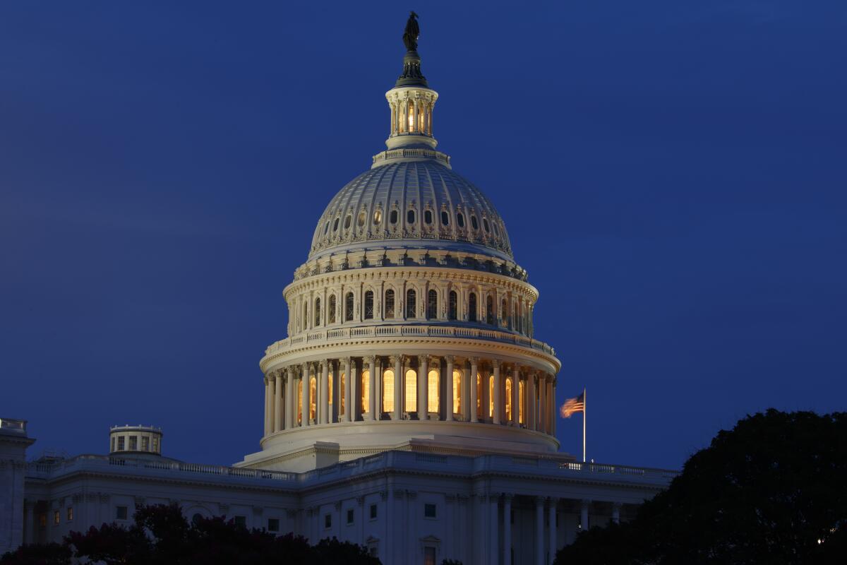 Capitol dome in Washington