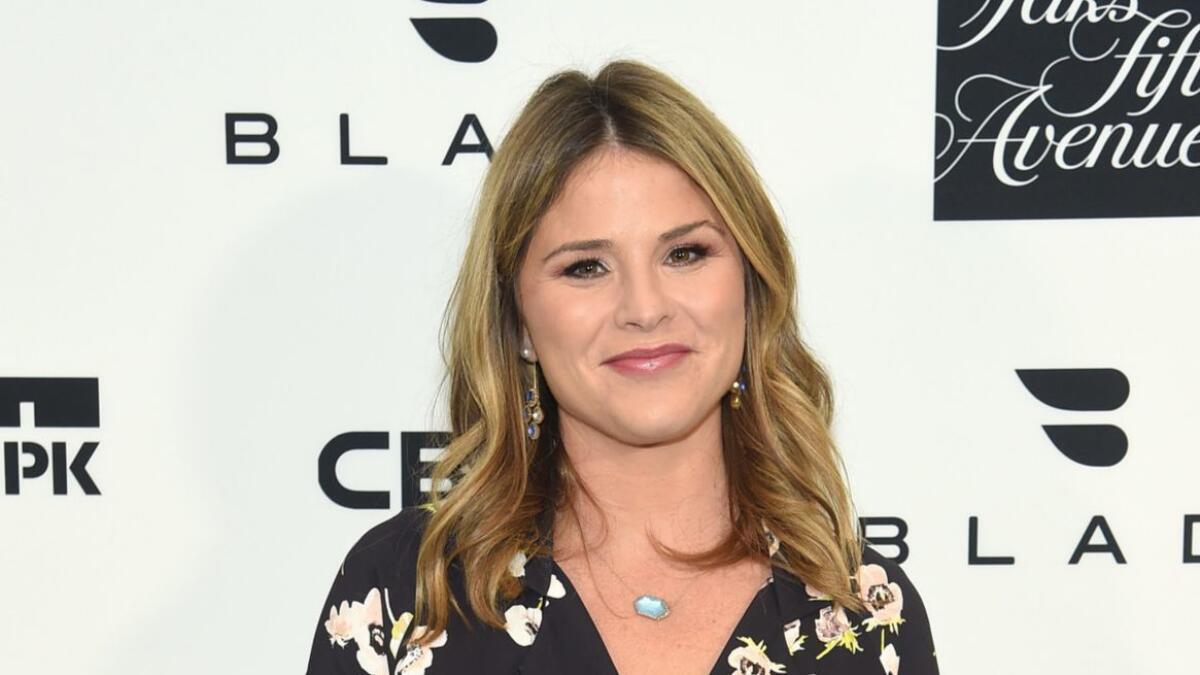 Jenna Bush Hager, shown Jan. 25, will be Hoda Kotb's co-host in the 10 a.m. hour of the "Today" franchise.