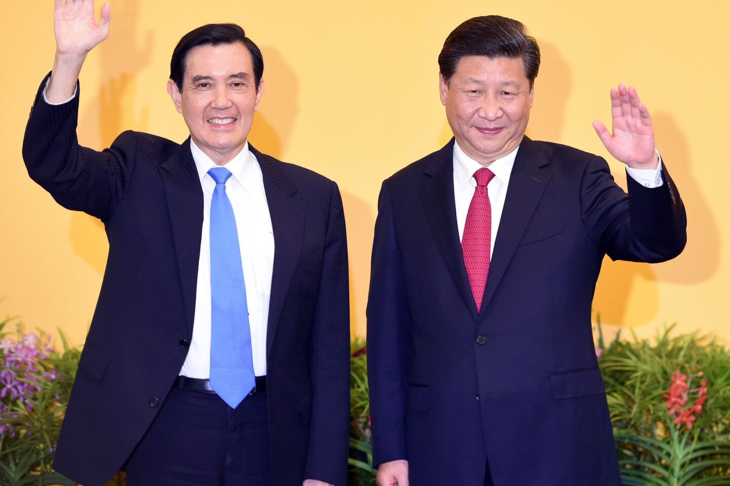 China and Taiwan presidents meet