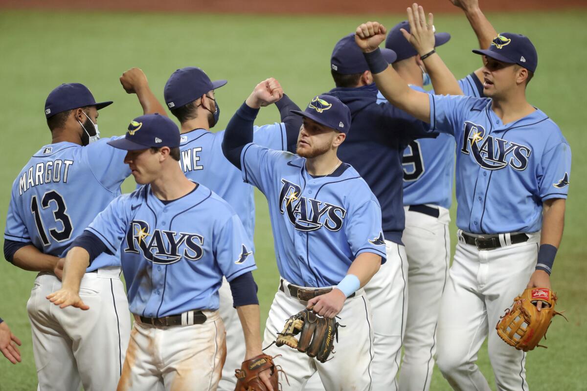 MLB capsules: Major league-leading Rays get 3 home runs, beat