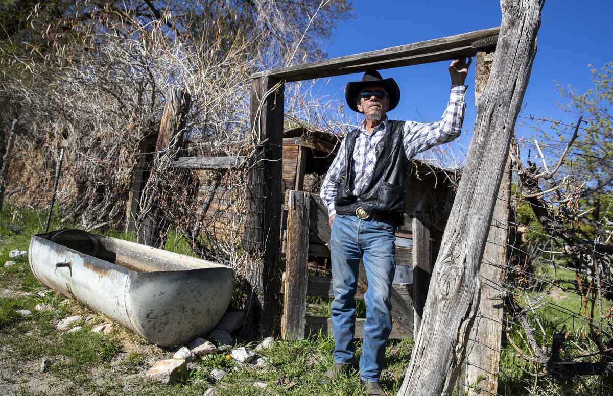 Glenndon Bundy at his ranch in Alamo, Nev.   